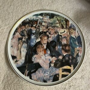 RENOIR plate “le Moulin de la Galette” (1841-1919) Paris Orsay Limoges France
